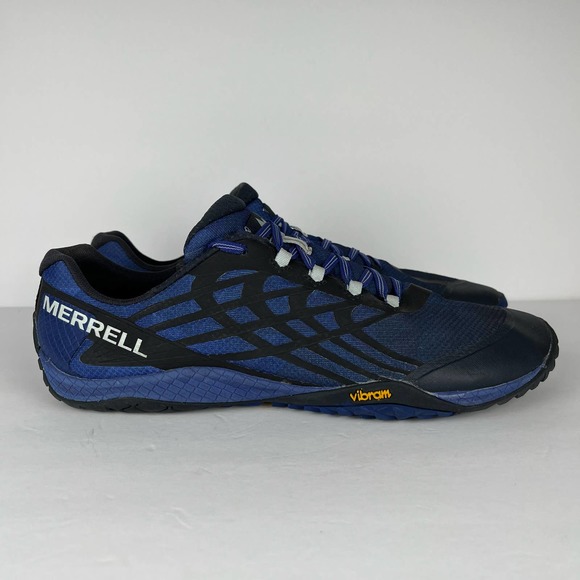 Merrell Other - Merrell Barefoot Glove Mens Trail Running Shoes with Vibram Blue Black Size 13
